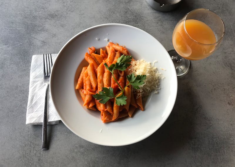 Penne Arrabbiata spicy pasta dish
