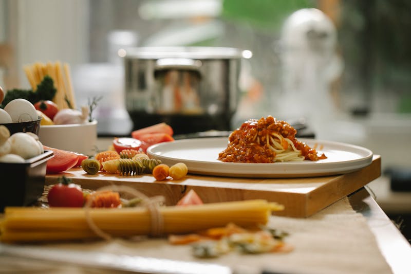 Spaghetti Bolognese pasta dish